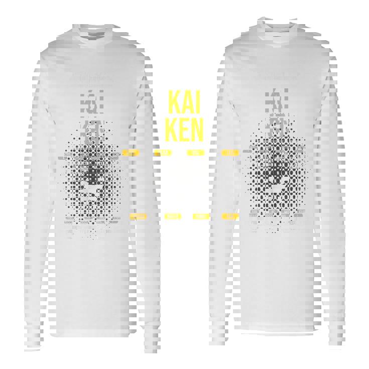 カイケン犬好きの解剖学 長袖Tシャツ