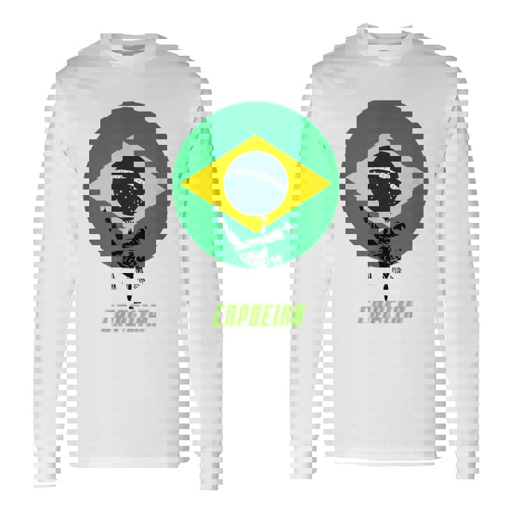 カポエイラ ブラジル国旗 長袖Tシャツ