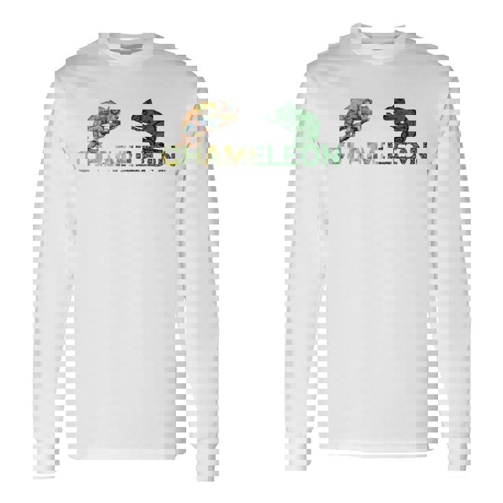カラフル カメレオン 長袖tシャツ 長袖Tシャツ