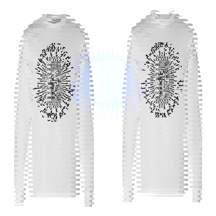 キリスト教信仰 聖書の学び キリスト教 イエス 長袖Tシャツ