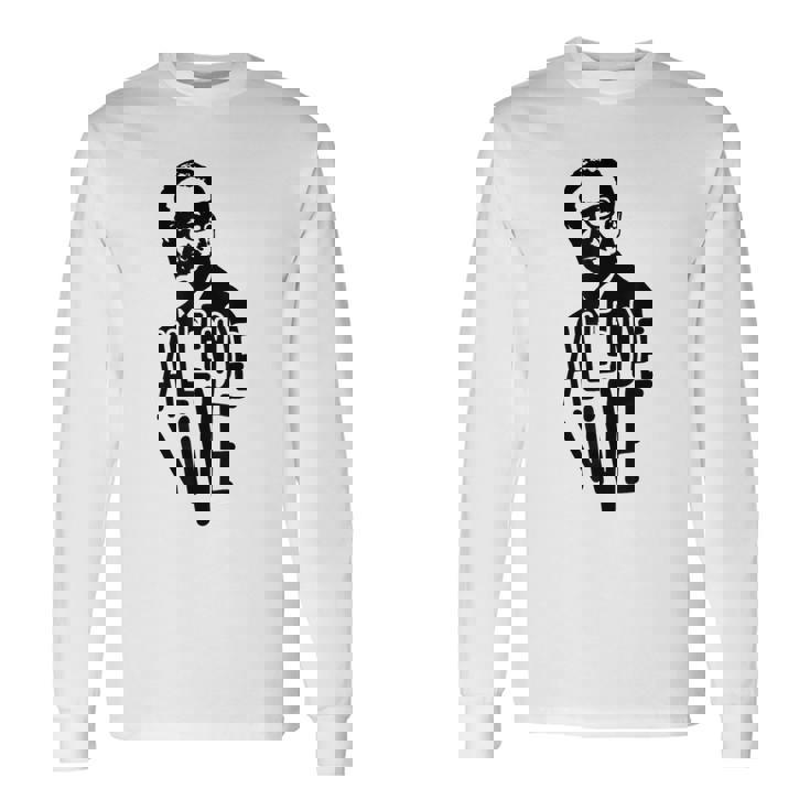 サルバドール・アジェンデ チリ社会主義者 長袖Tシャツ