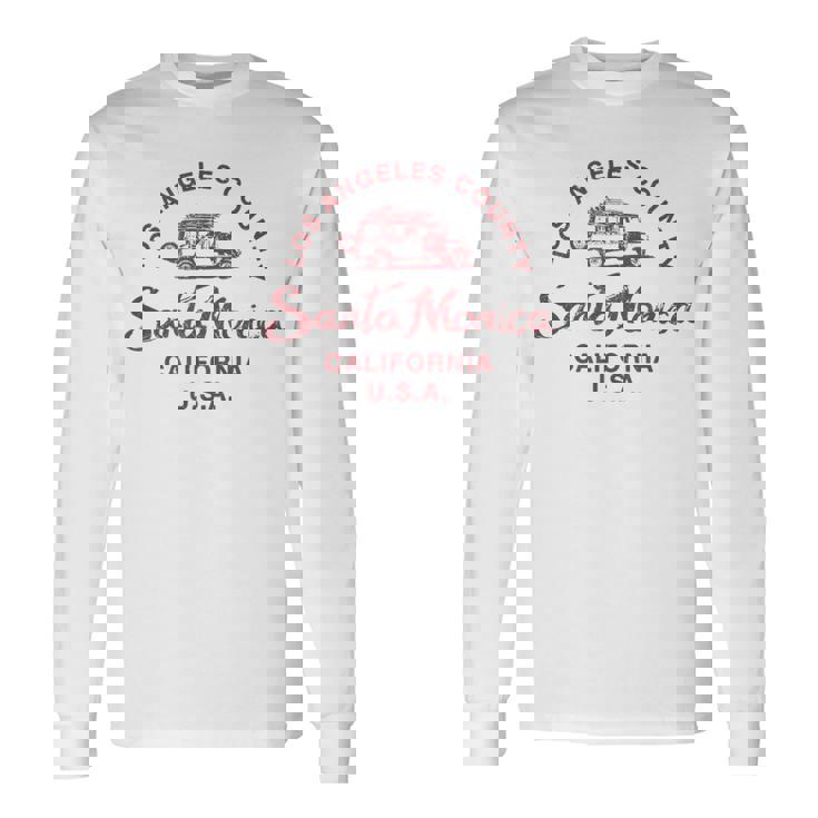サンタモニカ カリフォルニア 長袖Tシャツ