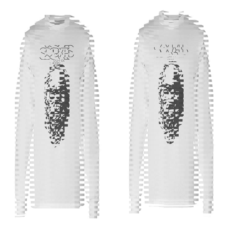 ソクラテスtシャツ 古代ギリシャ哲学者 長袖Tシャツ