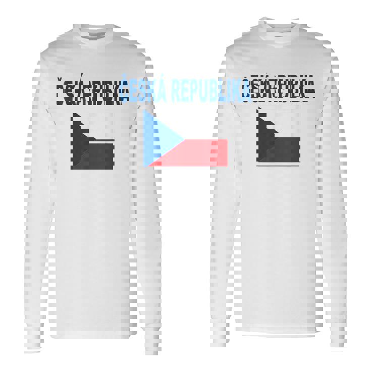 チェコ国旗 チェコ国旗 チェコ国旗 チェコlajka Ceske メンズ レディース 長袖Tシャツ