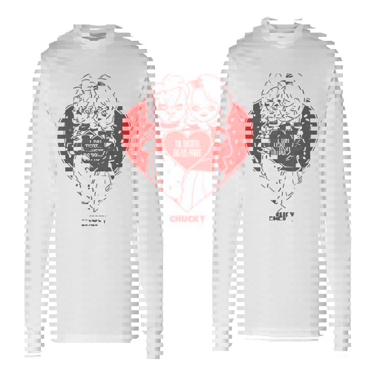 チャッキー＆ティファニーティル・デス・ドゥ・アス・パート・バレンタイン 長袖Tシャツ
