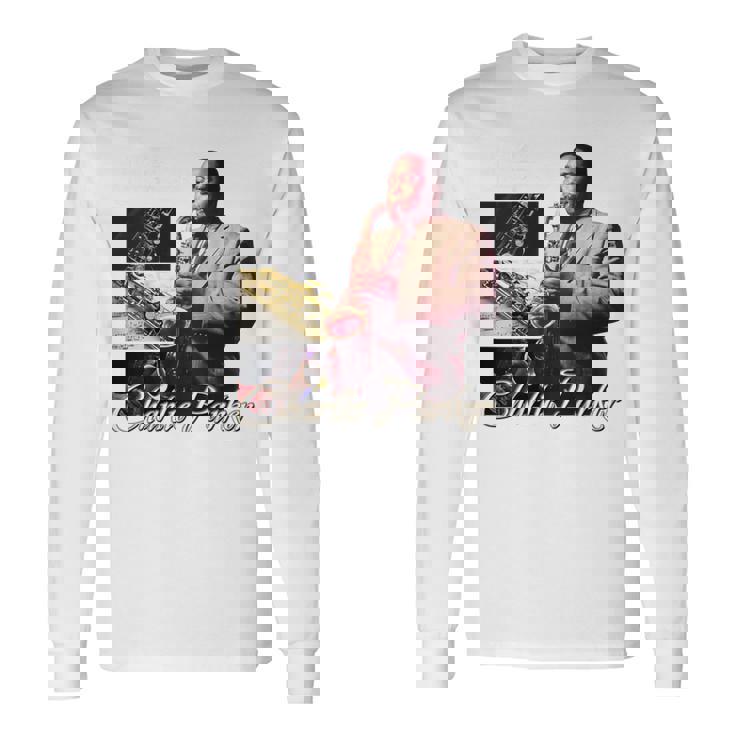 チャーリー_002_Back Printed 長袖Tシャツ