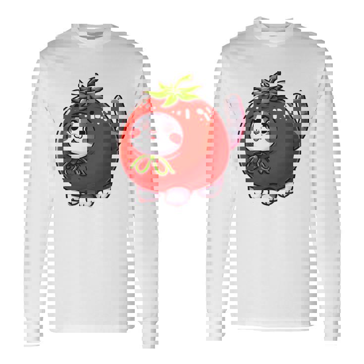 トマトの猫 コスチューム 長袖Tシャツ