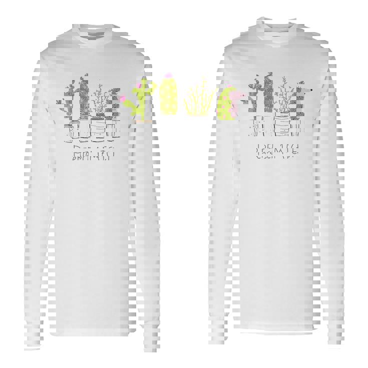 ハリネズミのパーフェクトマッチ 長袖Tシャツ