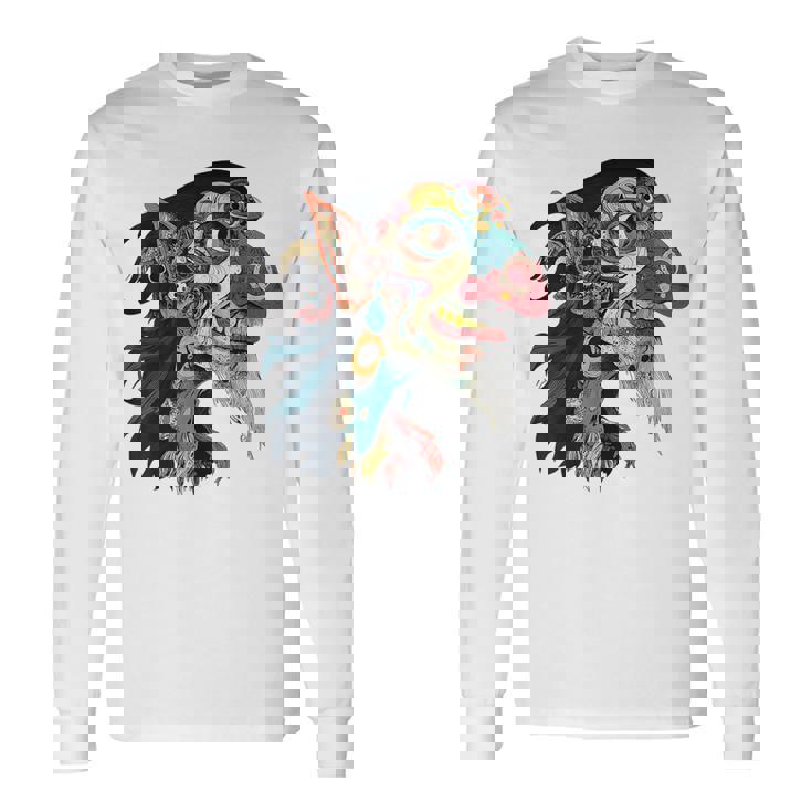 ババヤガ 神話 グラフィック ファンタジー イラスト ババヤガ 長袖Tシャツ