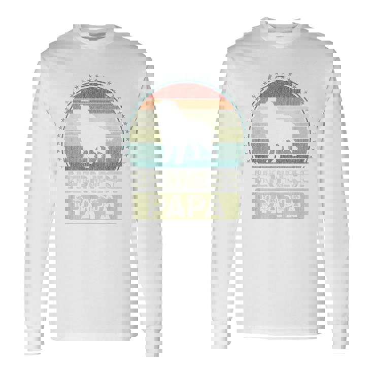 バーニーズパパ 父の日 バーニーズマウンテンドッグ 長袖Tシャツ