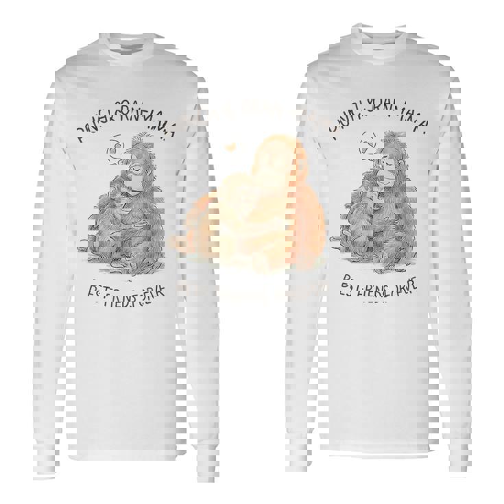 パンチとオランママのベスト・フレンズ・フォーエバー 長袖Tシャツ