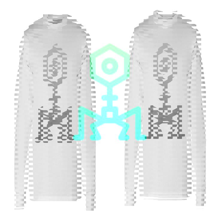 ファージバクテリオファージ療法 微生物学 長袖Tシャツ