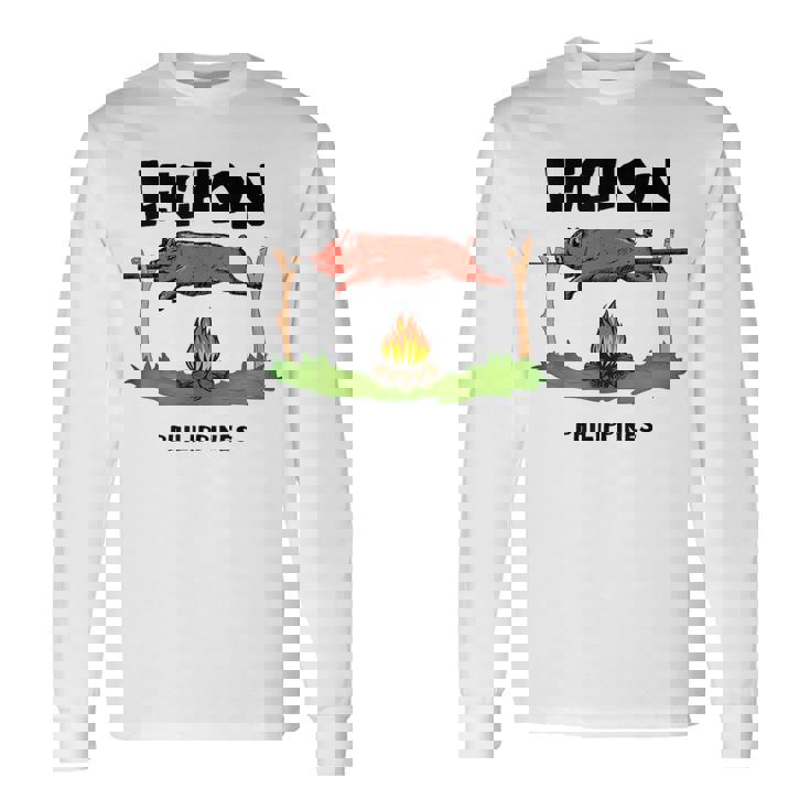 フィリピン レションピッグ セブ ギフト お土産 長袖Tシャツ