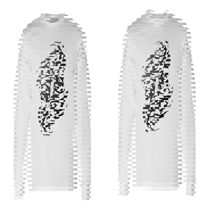 伝統的な本物のマオリ族タトゥーニュージーランド。 長袖Tシャツ