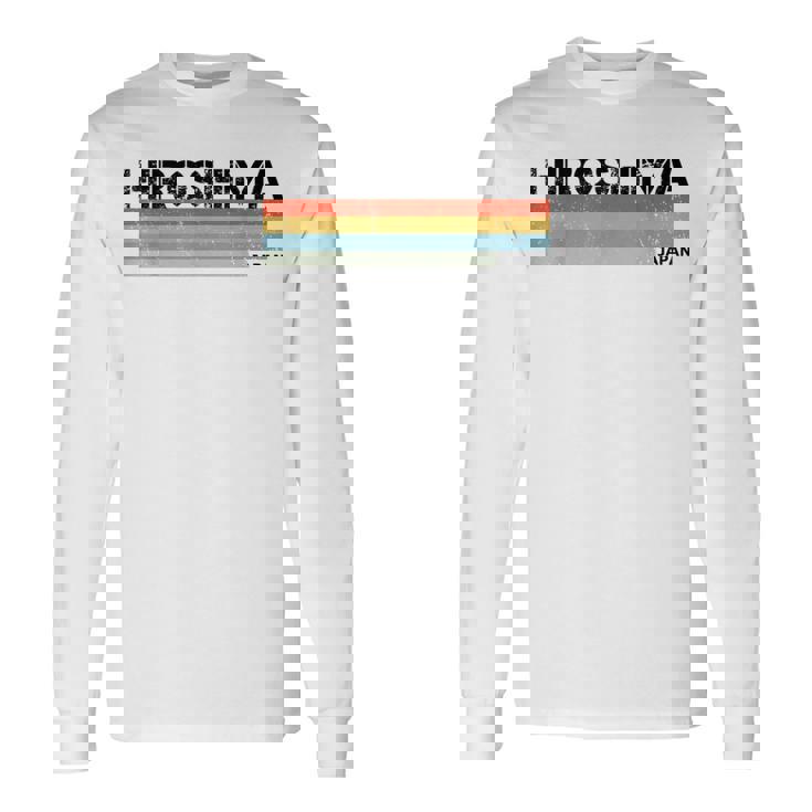 広島 日本 長袖Tシャツ