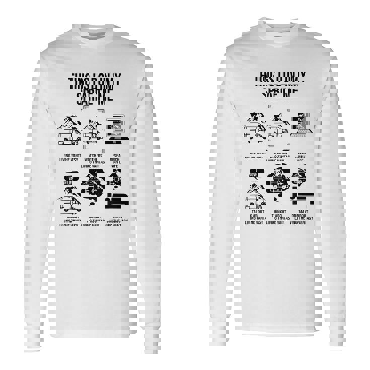 暇なときにやること、キャンピングカー、キャンピングカー 長袖Tシャツ