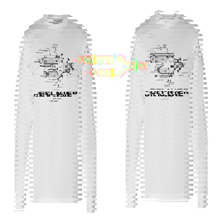 遺伝子工学者 Dna複製 分子生物学 ユーモア 長袖Tシャツ