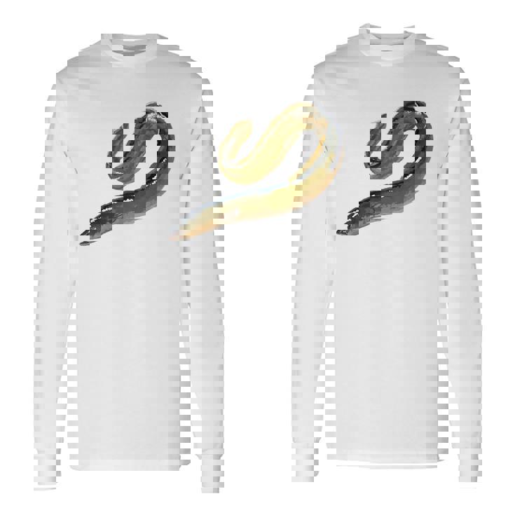 電気 ウナギ 長袖Tシャツ