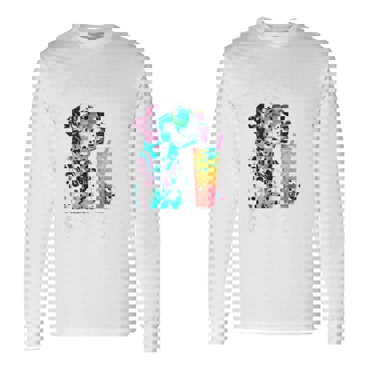 面白いtシャツ ダルメシアン イヌ わんこ メンズ 犬好き グッズ おもしろ 面白い 服 ネタ わんこ 長袖Tシャツ