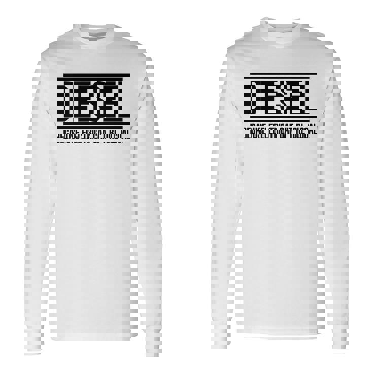 面白いディーゼルトラックtシャツ。 長袖tシャツ 長袖Tシャツ