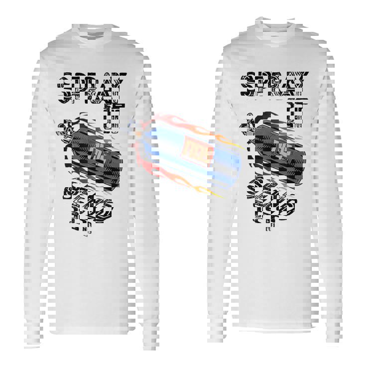 面白いドラッグレースカーnosスプレー Itend It 長袖Tシャツ