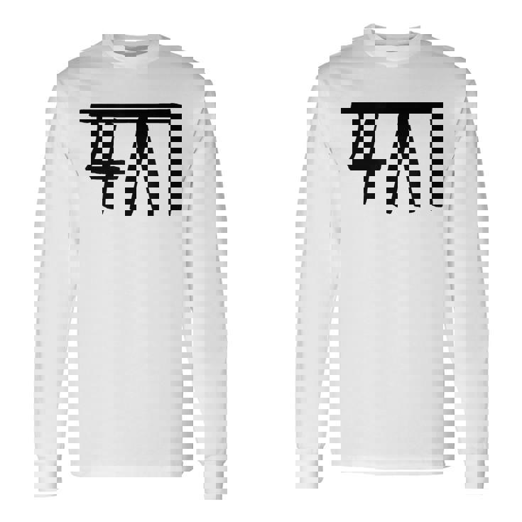 龍体文字【く】効果：金運up。手書き 筆文字 開運グッズ 運気アップ 縁起物 お守り ラッキー スピリチュアル 長袖Tシャツ