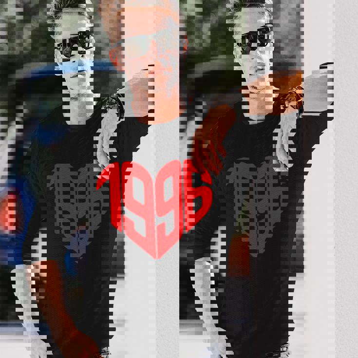 1996年ハート型ヴィンテージ 1996年ハート型愛 30歳の誕生日に 長袖Tシャツ 彼への贈り物