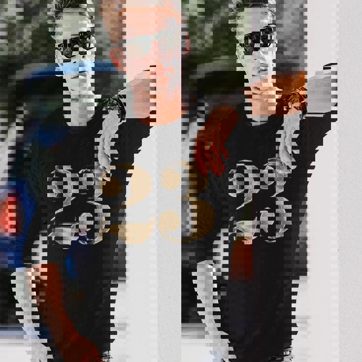 23 23 誕生日 お気に入り 数字 フルール・ド・リス 長袖Tシャツ 彼への贈り物