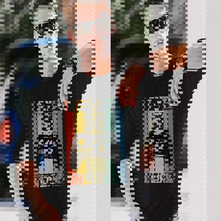 30歳の誕生日 レベル30 ロック解除 ビデオゲーム ゲーマー 男の子 ギフト 長袖Tシャツ 彼への贈り物