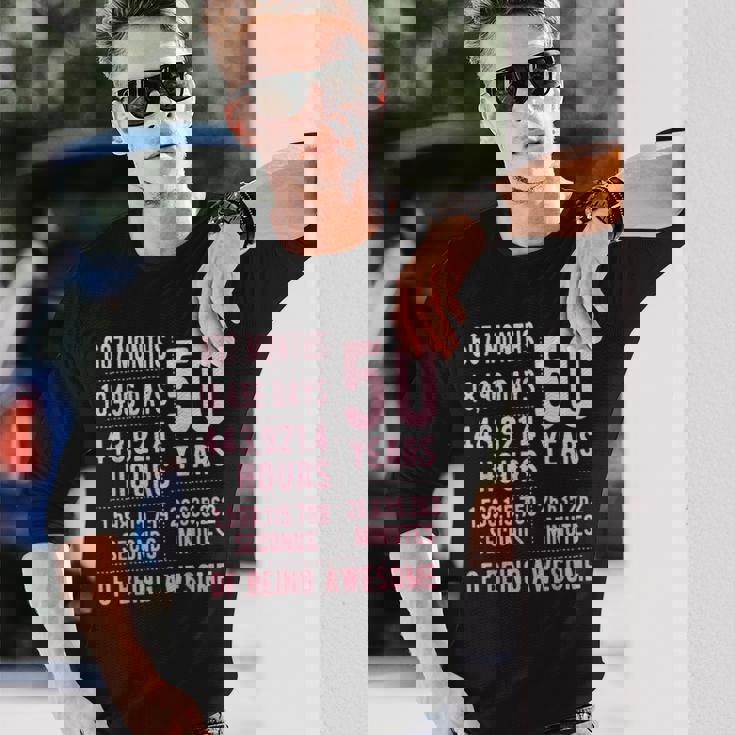 50歳の誕生日 男女 面白い 50歳 長袖Tシャツ 彼への贈り物