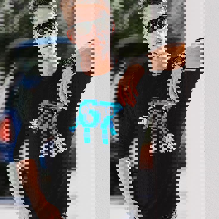 67 シークレットブレイン イタリアンシックスセブン ビデオゲーム 長袖Tシャツ 彼への贈り物