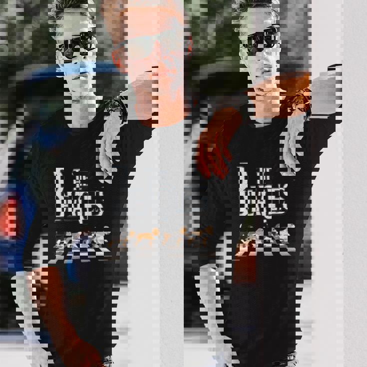 The Beagles ビーグル犬の飼い主、ビーグル犬の恋人、犬の恋人への贈り物 長袖Tシャツ 彼への贈り物