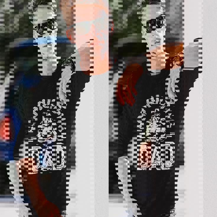 Bodybuilding Dad シャツ メンズ マッスルジム トレーニング ボディビルダー 長袖Tシャツ 彼への贈り物