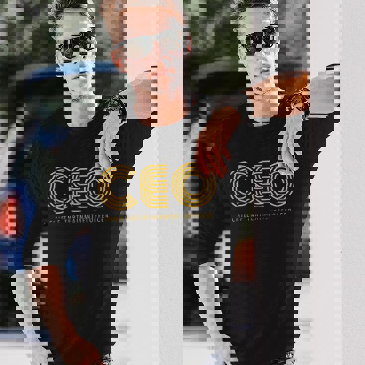 Ceo チーフエンターテインメントオフィサー 長袖Tシャツ 彼への贈り物