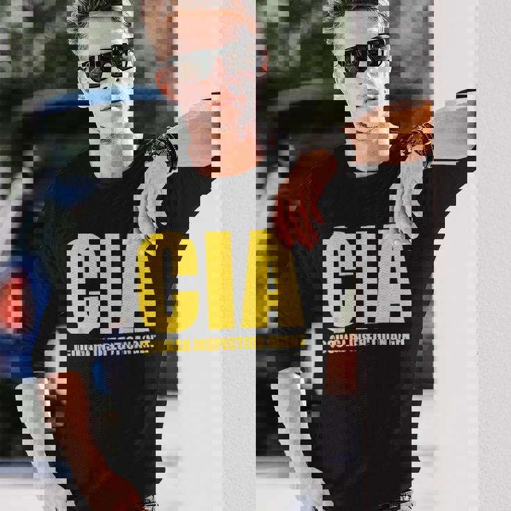 Cia クーガー検査剤 ファニー Cia 長袖Tシャツ 彼への贈り物