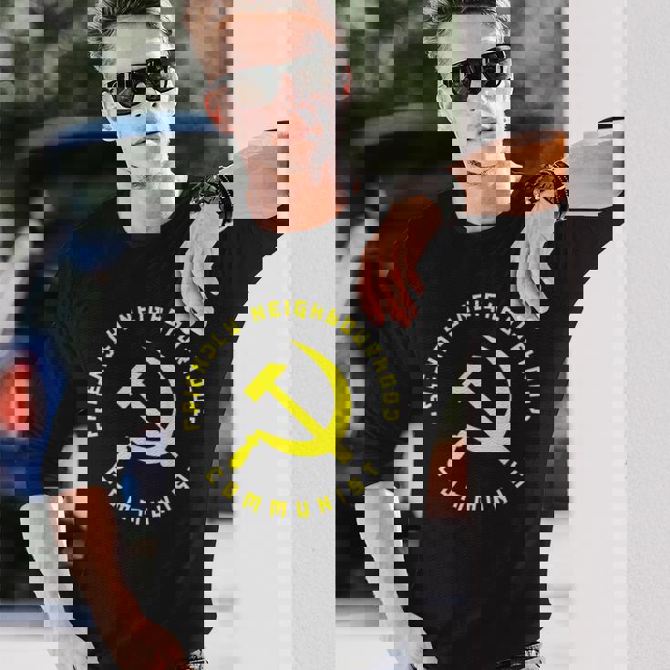 Friendly Neighbourhood Communist 面白い共産主義 長袖Tシャツ 彼への贈り物