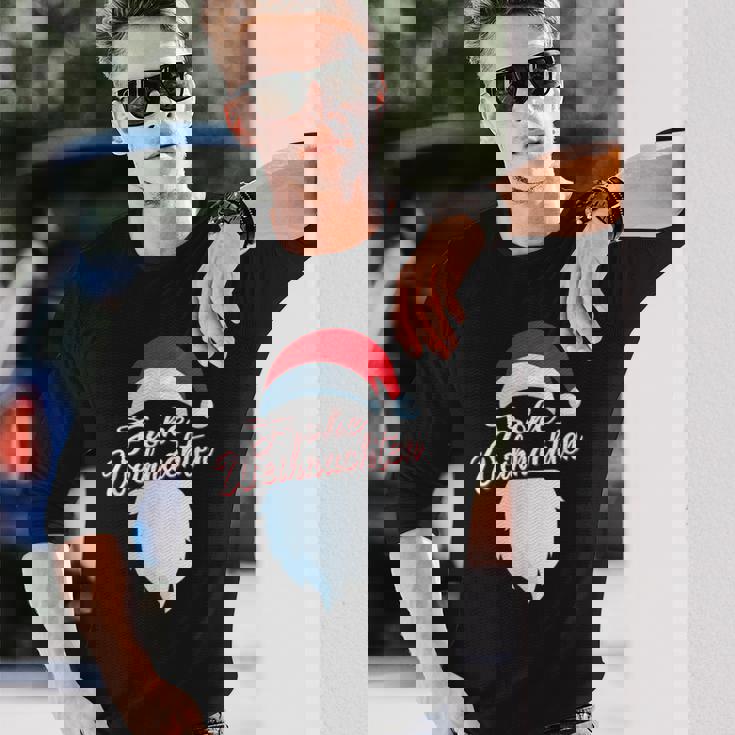 Frohe Weihnachten Christmas Xmas Weihnacht Langarmshirts Geschenke für Ihn