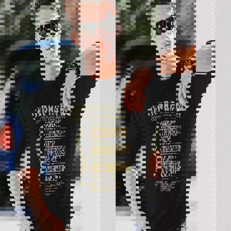 Definition カイロプラクターギフト カイロプラクター 長袖Tシャツ 彼への贈り物