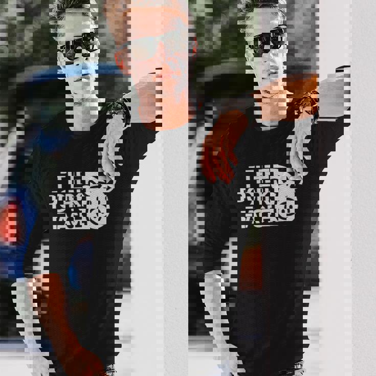 Pig Face Parody Meat Lover Outdoor 長袖tシャツ 長袖Tシャツ 彼への贈り物