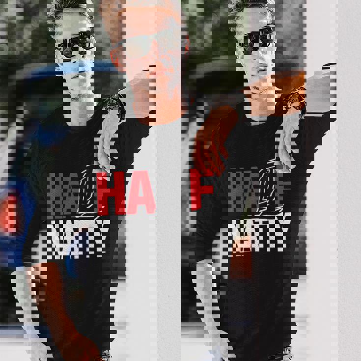 Half Natty ハーフナチュラルステロイドボディービルダー 長袖Tシャツ 彼への贈り物