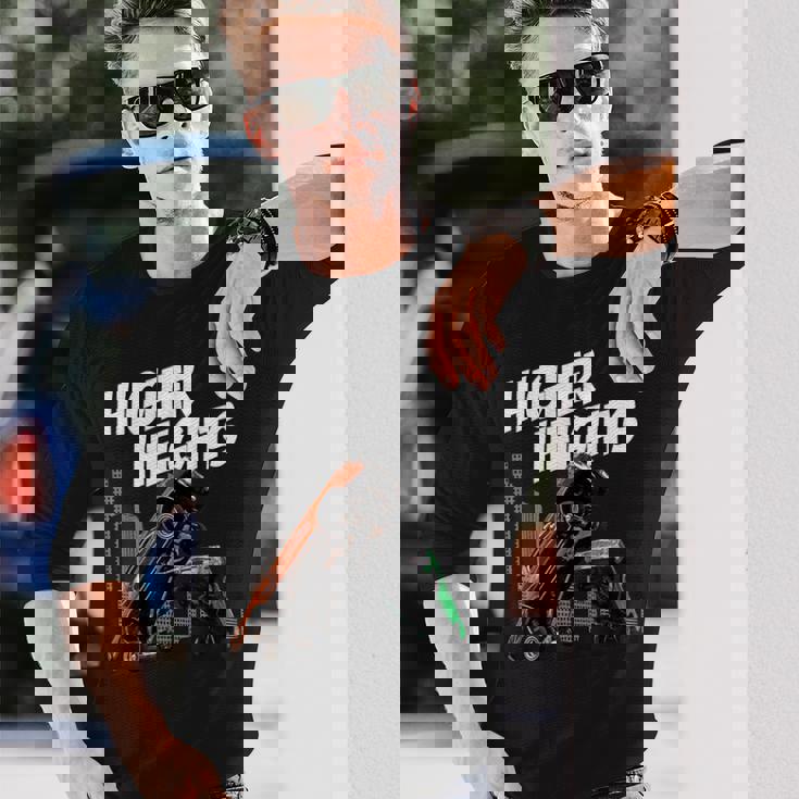 Higher Heights ローライダーカー 長袖Tシャツ 彼への贈り物
