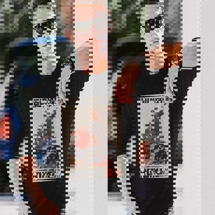 Kolkhoz 3 ビバベラルーシ！ 反ルカシェンコ 長袖Tシャツ 彼への贈り物