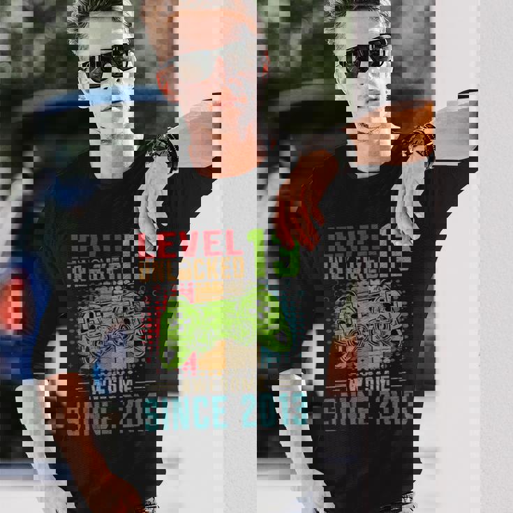 Level 13 Unlocked Birthday 13 Year Old 13Th Birthday 長袖Tシャツ 彼への贈り物