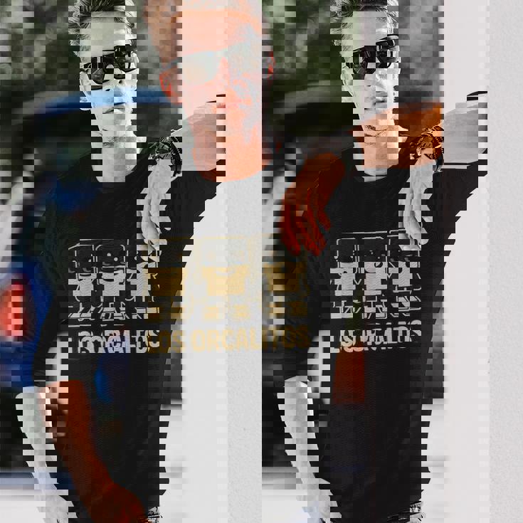 Los Orcalitos 面白いイタリアンブレインロットオルカレロオルカラミーム 長袖Tシャツ 彼への贈り物