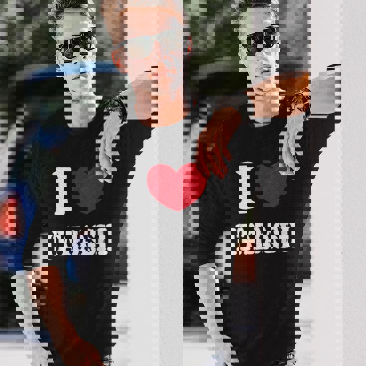 I Love Itabashi アイラブ板橋アイラブ浅草 長袖Tシャツ 彼への贈り物