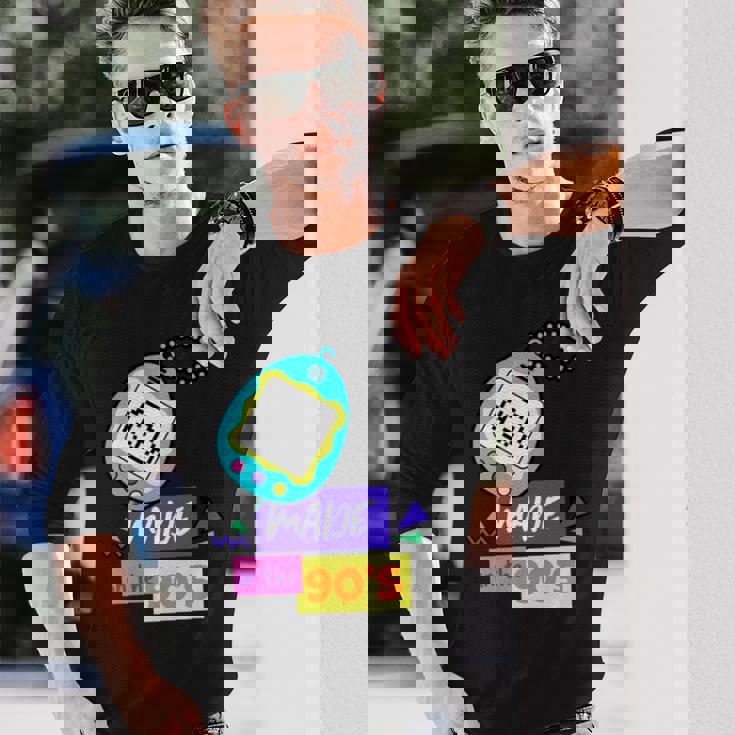 Made In The 90S 懐かしいたまごっちtシャツ 長袖tシャツ 長袖Tシャツ 彼への贈り物