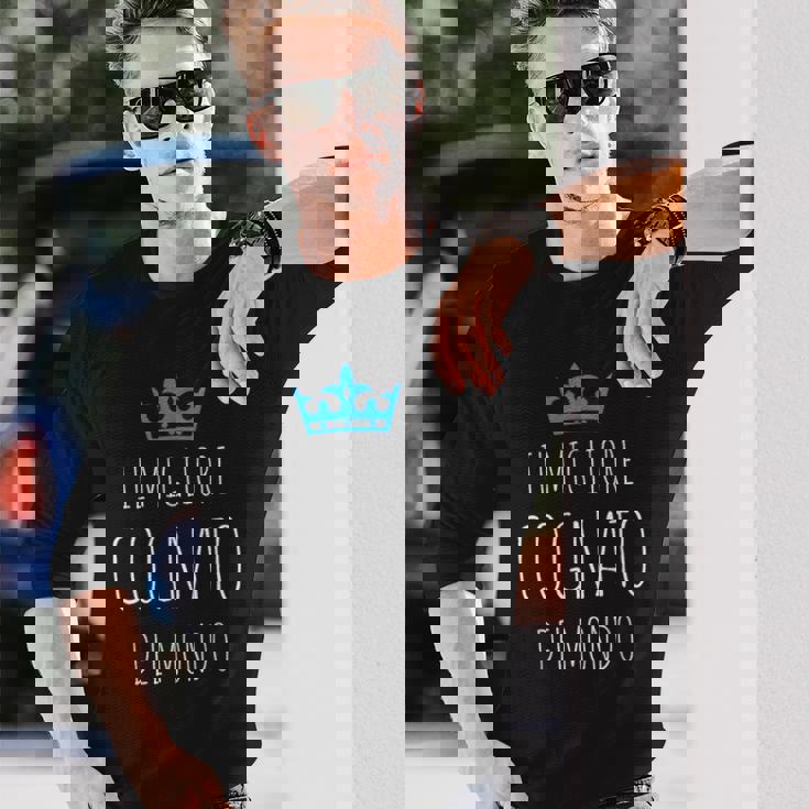 Migliore Cognato Del Mondouper Regalo Festa Del Papà Maglietta a maniche lunghe Regalos para él