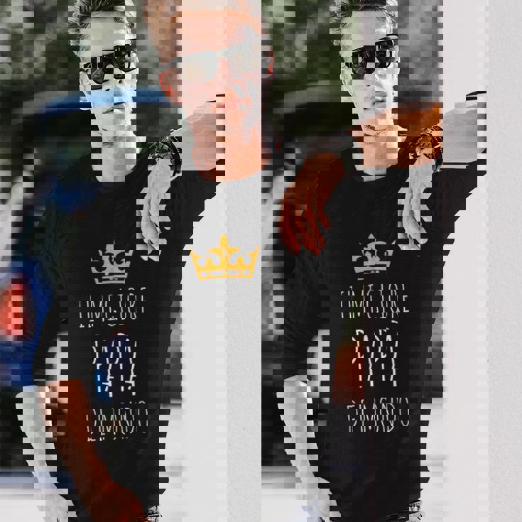 Migliore Papà Del Mondouper Regalo Festa Del Papà Maglietta a maniche lunghe Regalos para él