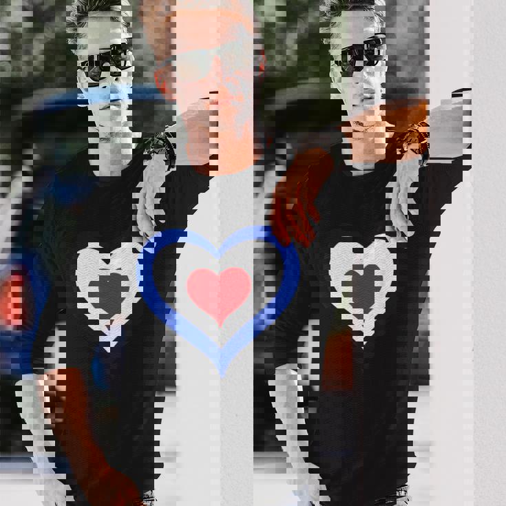 Mod Roundel Heart Raf スクーター ライフモッズ 長袖Tシャツ 彼への贈り物