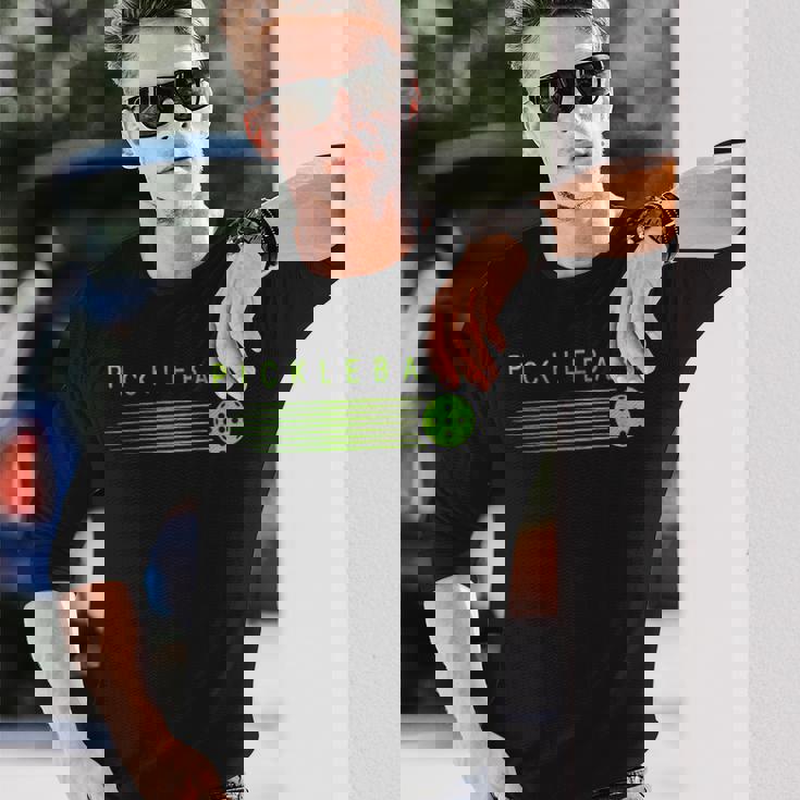 Pickleball Player Pickleballtylish Paddleball Lover 長袖Tシャツ 彼への贈り物